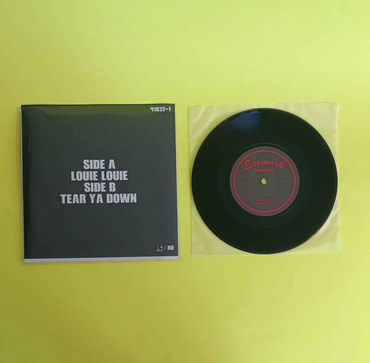 Motorhead  - Louie Louie (Italy Limited #ed 7") - 2004 - 41032-1 New - NM - Vinyl