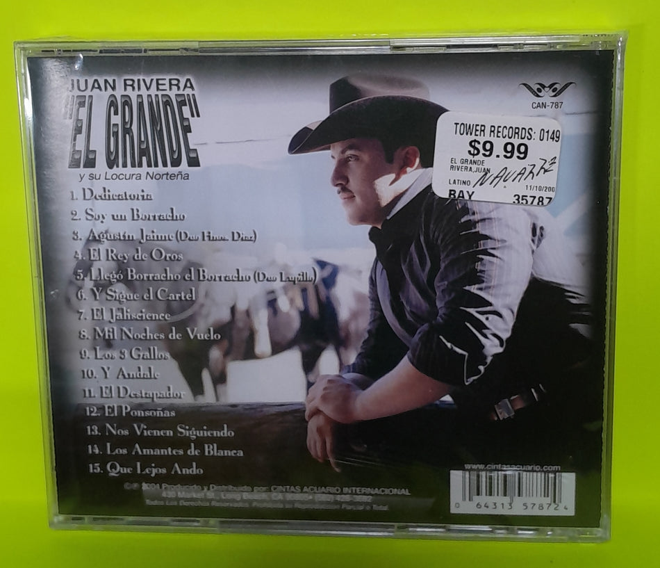 Juan Rivera "El Grande"* - Como Hueso Compadre!!!! - 2004 - CAN-787 New - Sealed - CDs