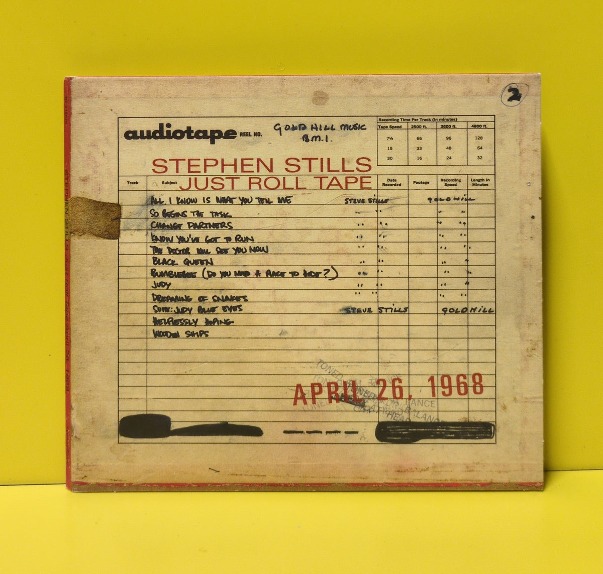 Stephen Stills - Just Roll Tape April 26 1968 - 2007 - R2 215676 Used - EX - CDs