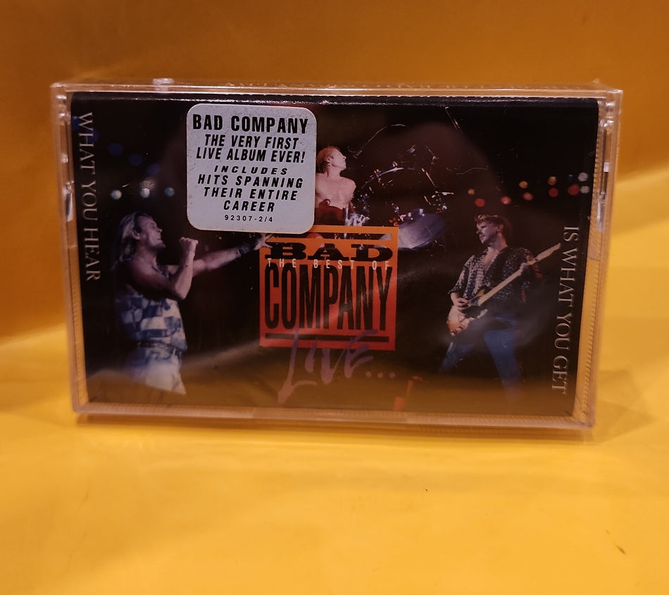 Bad Company - The Best of Bad Company Live... - 1993 - 92307-2/4 New - Sealed - cassettes