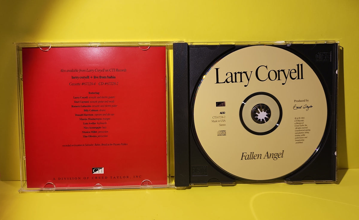 Larry Coryell - Fallen Angel / Autographed  - 1993 - CTI 67236-2 Used - EX - CDs