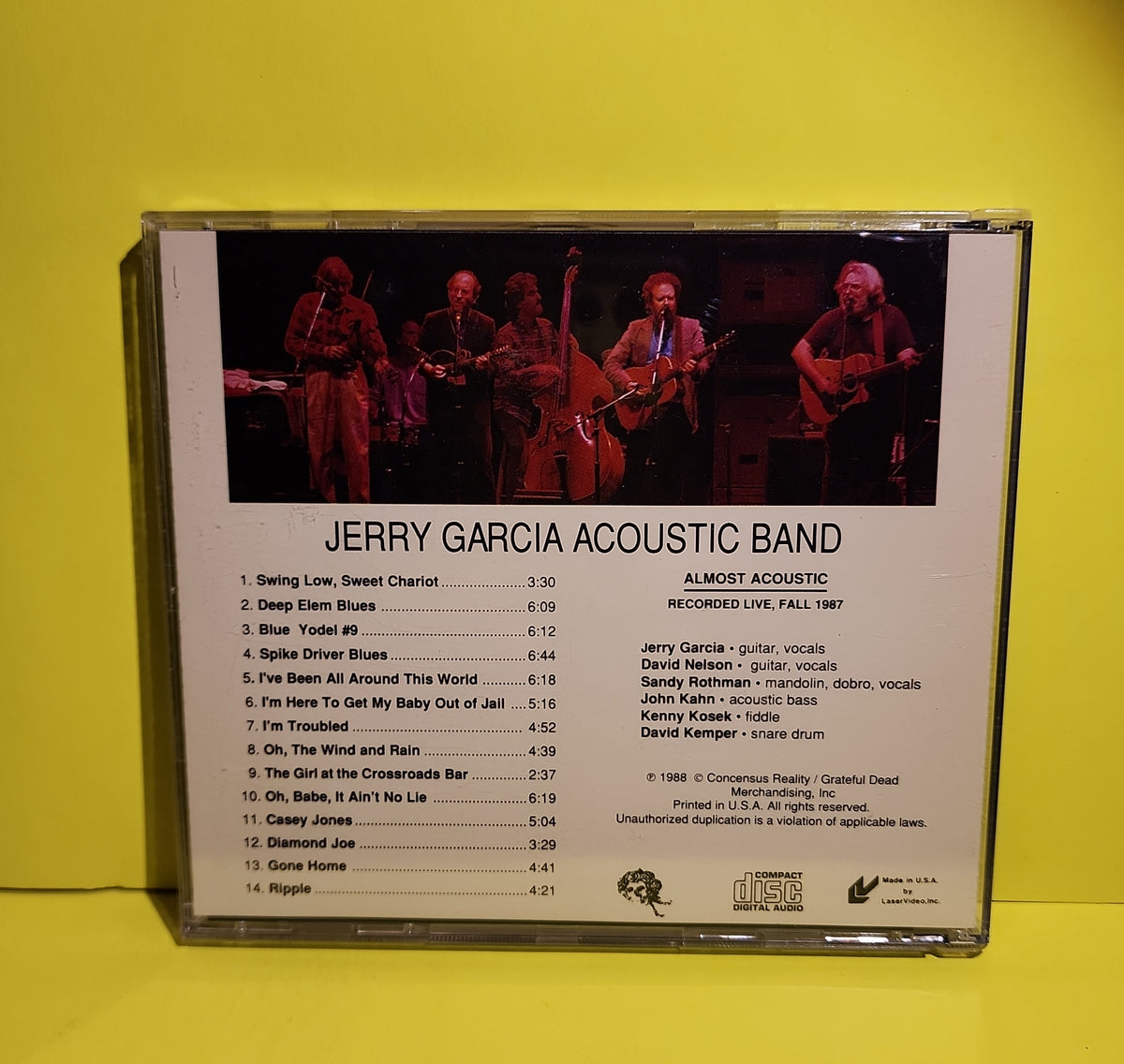 Jerry Garcia Acoustic Band  - Almost Acoustic  - 1988 - GDCD4005 Used - NM - CDs
