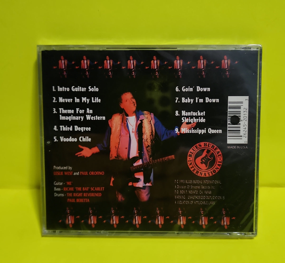 Leslie West - Live! - 1993 - BB-2013-2 New - Sealed - CDs