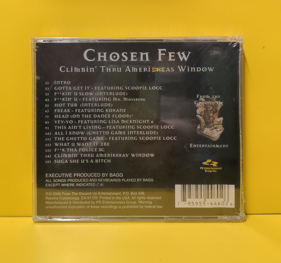 Chosen Few - Climbin' Thru Amerikkkas Window - 2000 - PRE 54460 New - Sealed - CDs