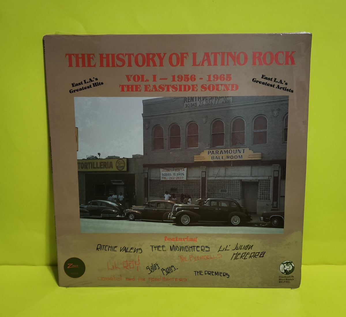 Various  - The History Of Latino Rock Vol.1 1956-1965 - 1983 - RNLP 061 New - Sealed - Vinyl