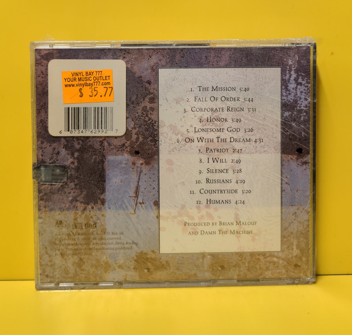 Damn The Machine - Damn The Machine - 1993 - 31454 0103 2 New - Sealed - CDs