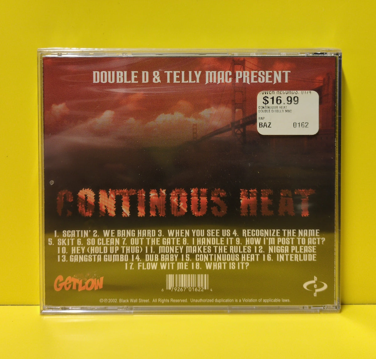 Double D & Telly Mac - Continous Heat - 2002 - New - Sealed - CDs