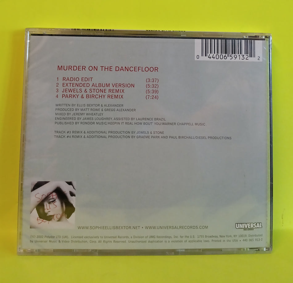 Sophie Ellis Bextor - Murder On The Dancefloor - 2002 - 440 065 913-2 New - Sealed - CDs