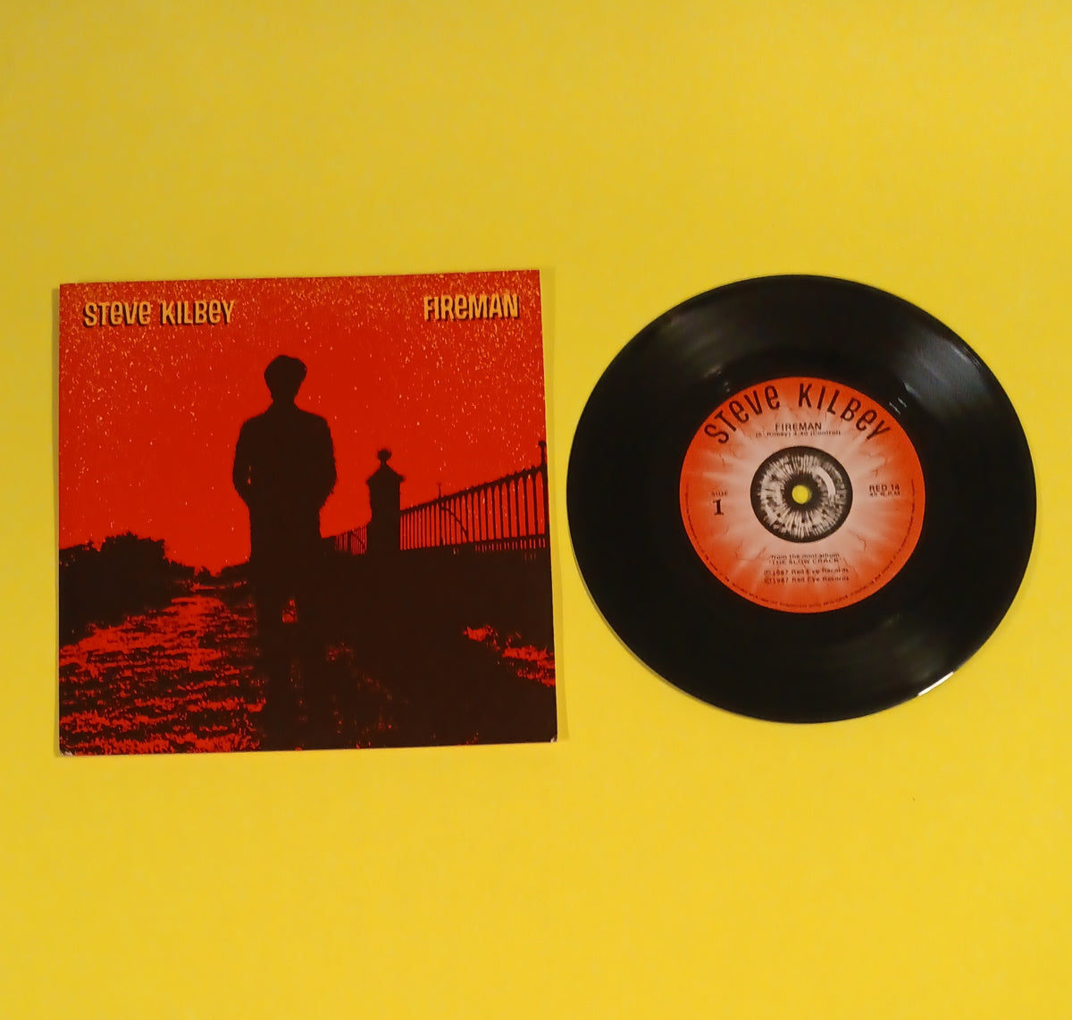 Steve Kilbey - Fireman (Australia 7") - 1987 - RED 14 Used - VG++ - Vinyl