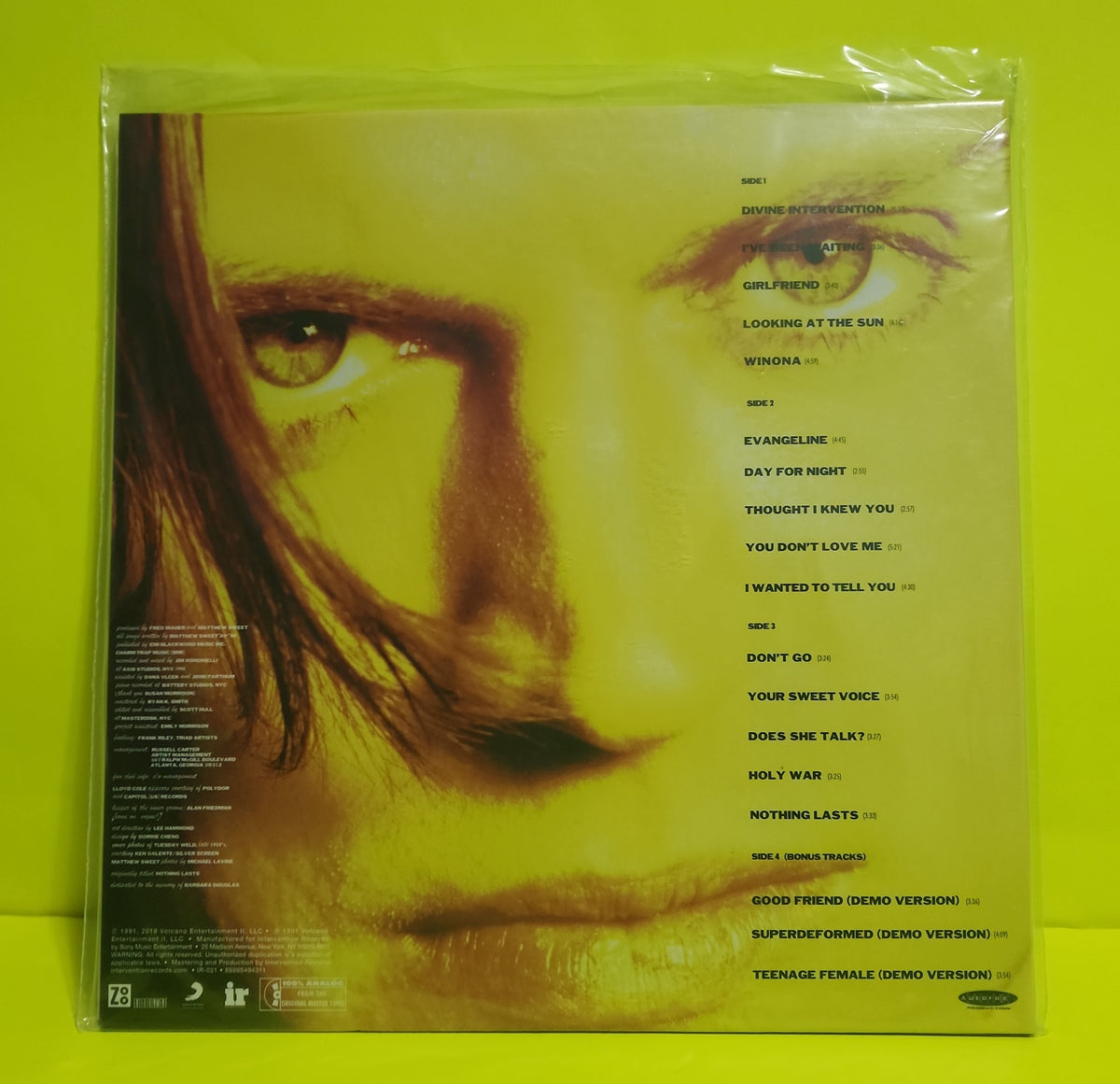 Matthew Sweet - Girlfriend - 2019 - IR-021 New - NM - Vinyl