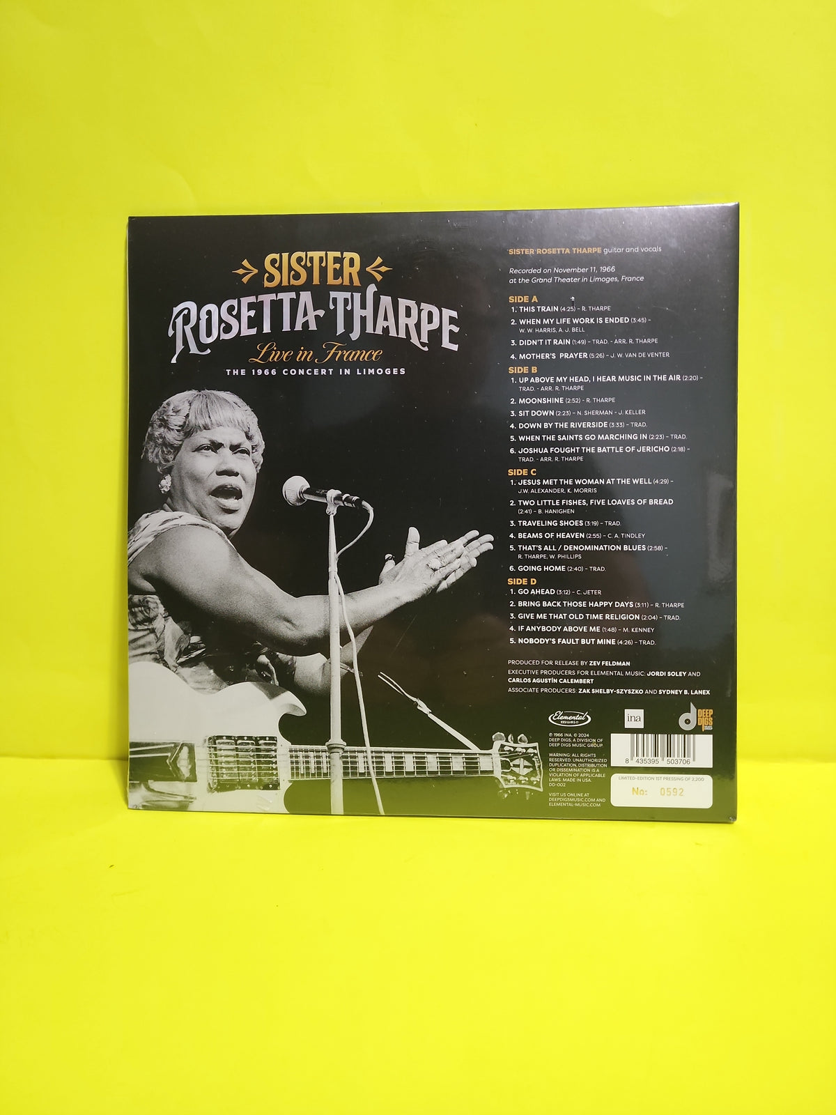 Sister Rosetta Tharpe - Live In France (The 1966 Concert In Limoges) - 2024 - DD-002 New - Sealed - Vinyl