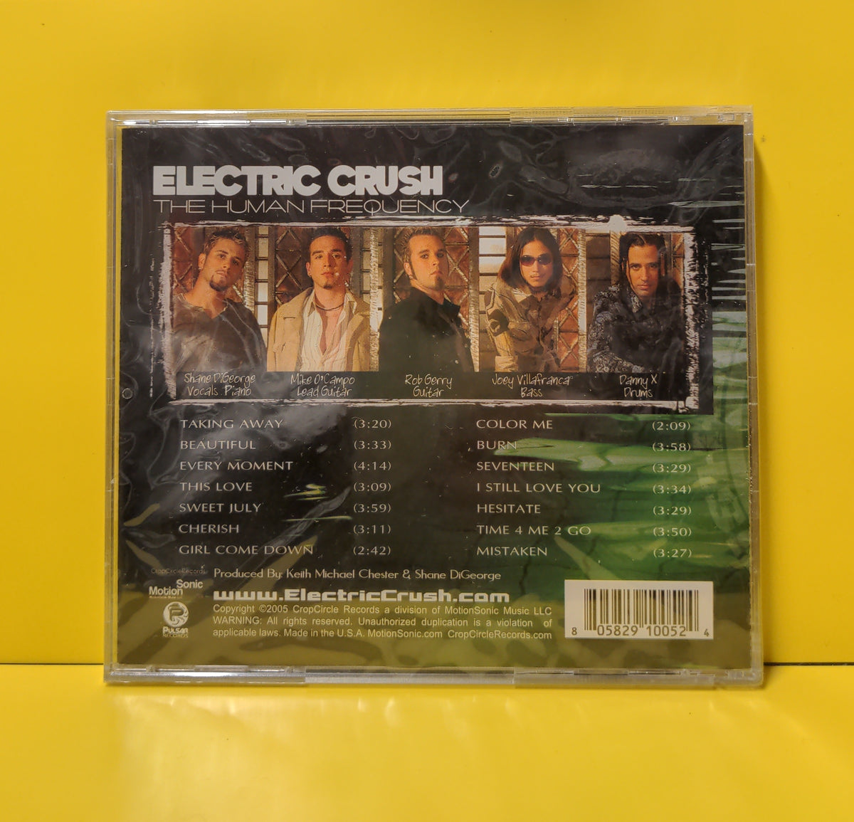 Electric Crush - The Human Frequency - 2005 - CCR 805829100524 New - Sealed - CDs