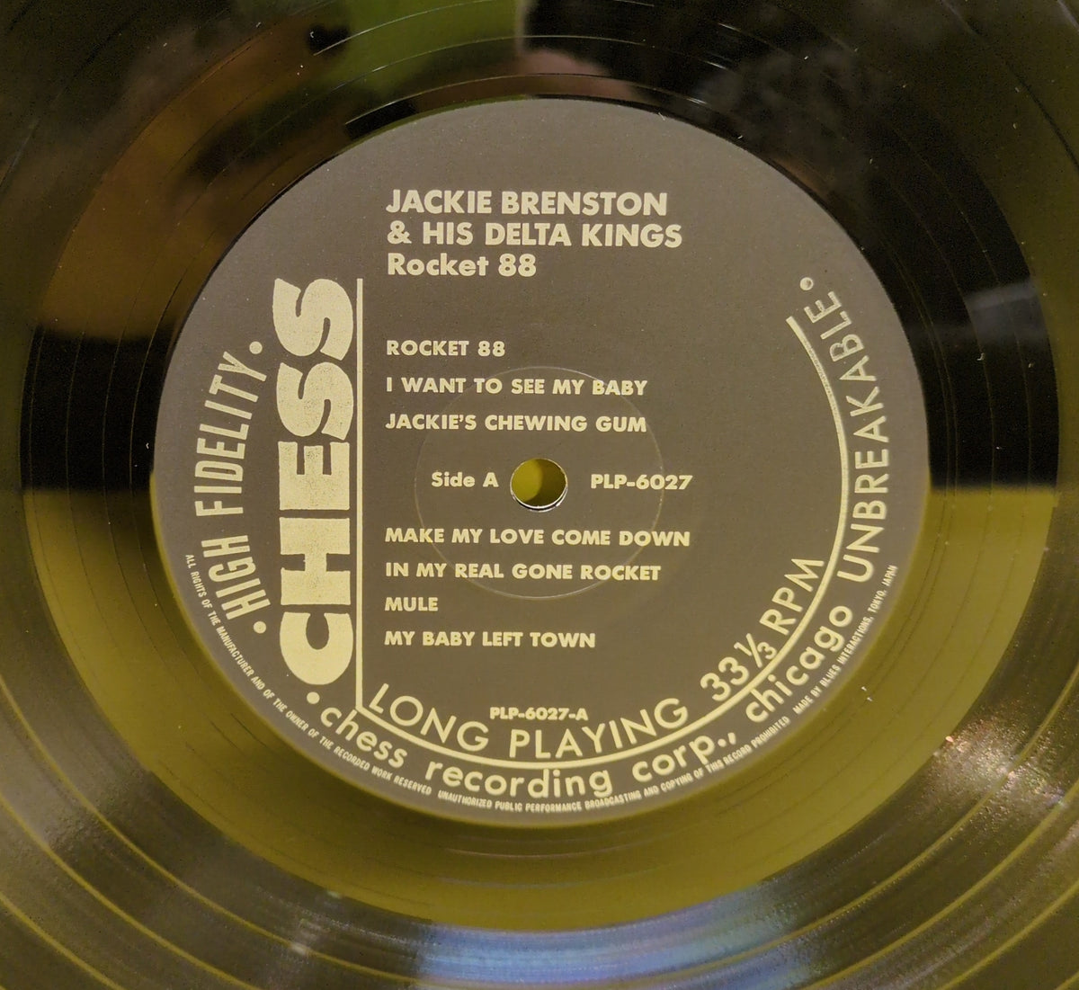 Jackie Brenston & His Delta Kings featuring Ike Turner - Rocket 88 - 1984 - PLP-6027 Used - VG++ - Vinyl