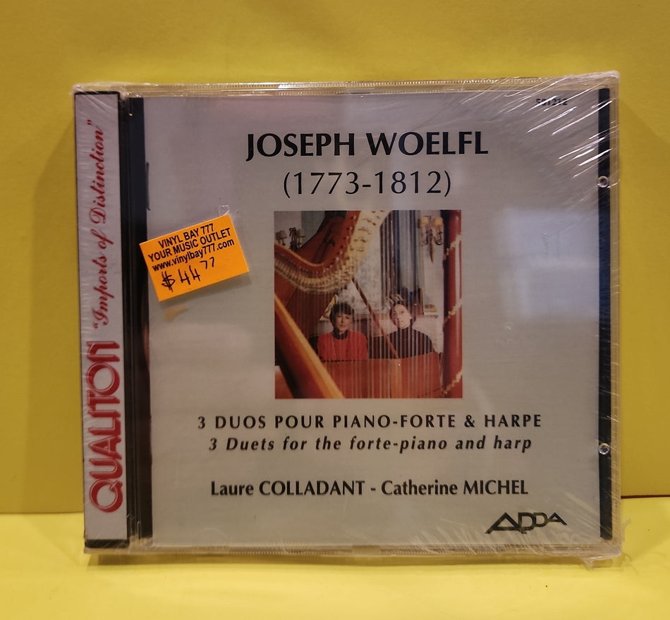 Catherine Michel Laure Colladant Joseph Woelfl - 3 Duos Piano-Forte & Harpe - 1991 - 58121 New - Sealed - CDs