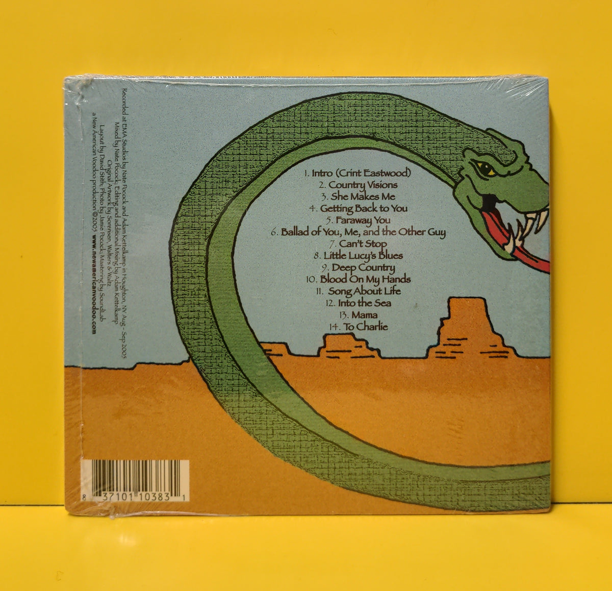 Leroy Townes & The Lone Stars - Country Visions - 2005 - NAVCV61 New - Sealed - CDs