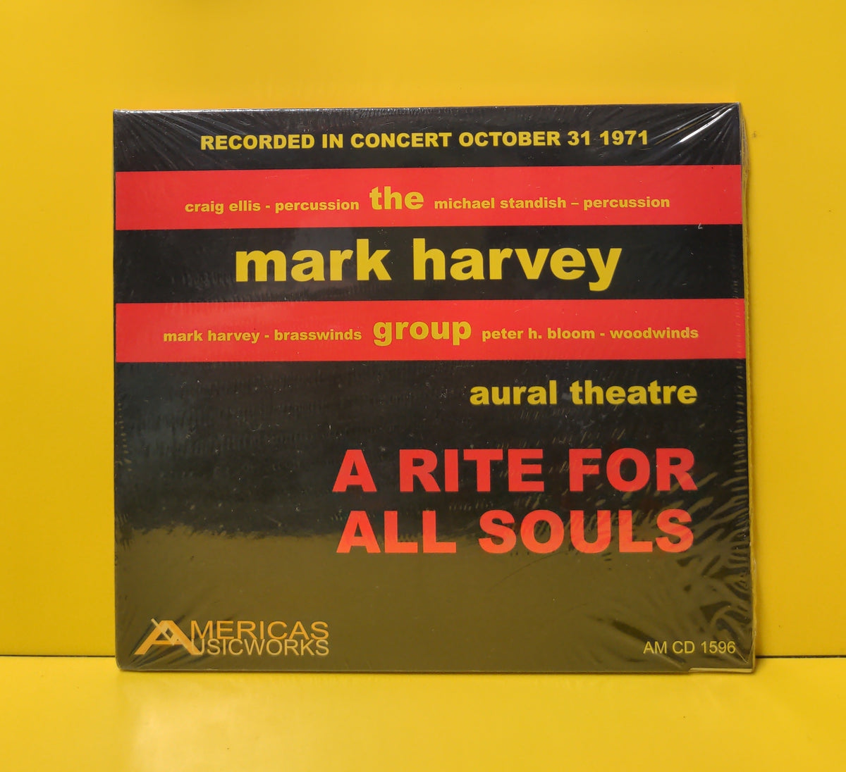 The Mark Harvey Group - A Rite For All Souls - 2020 - AM CD 1596 New - Sealed - 2xCD
