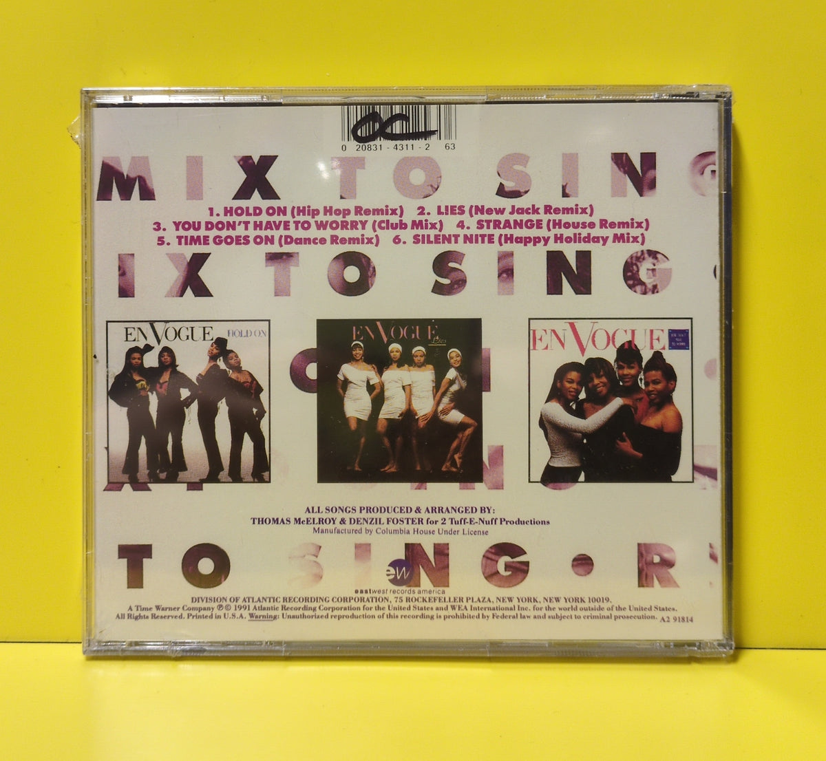 En Vogue - Remix To Sing - 1991 - A2 91814 New - Sealed - CDs