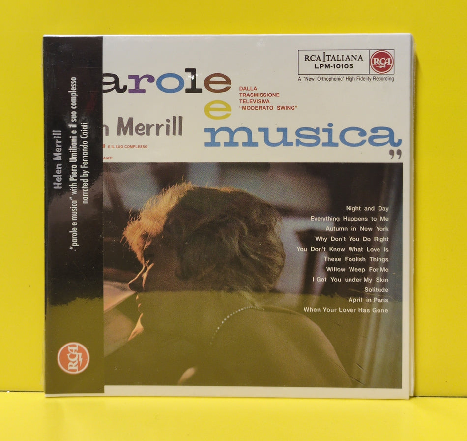 Helen Merrill, Piero Umiliani E Il Suo Complesso - Parole E Musica - 2014 - RW 153 CD New - Sealed - CDs - Reissue - Remastered