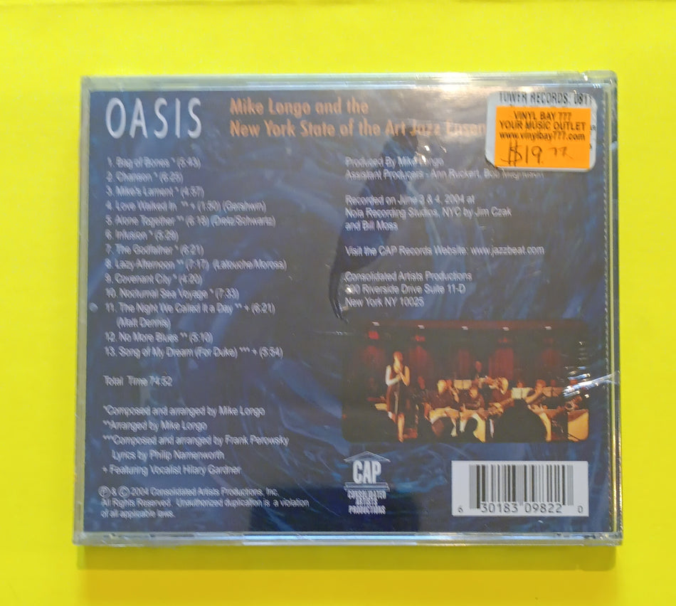 Mike Longo And The New York State Of The Art Jazz Ensemble - Oasis - 2004 - CAP 982 New - Sealed - CDs