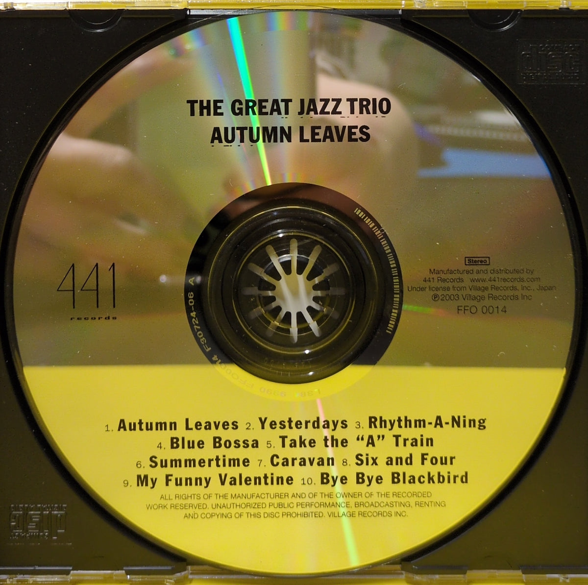 The Great Jazz Trio - Autumn Leaves - 2003 - FFO-0014 Used - EX - CDs