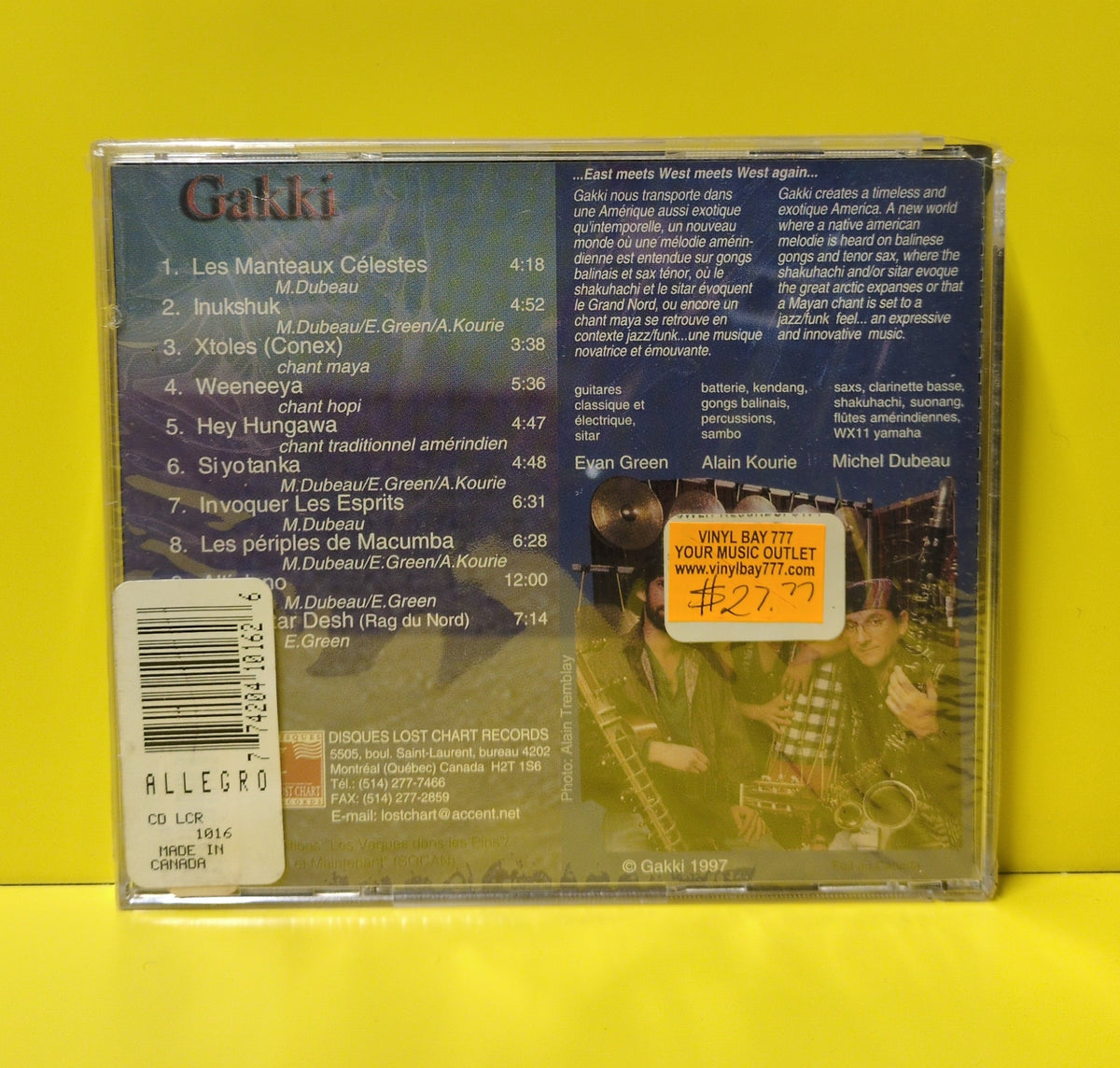 Gakki - Song Of The New World - 1997 - LC 1016 New - Sealed - CDs
