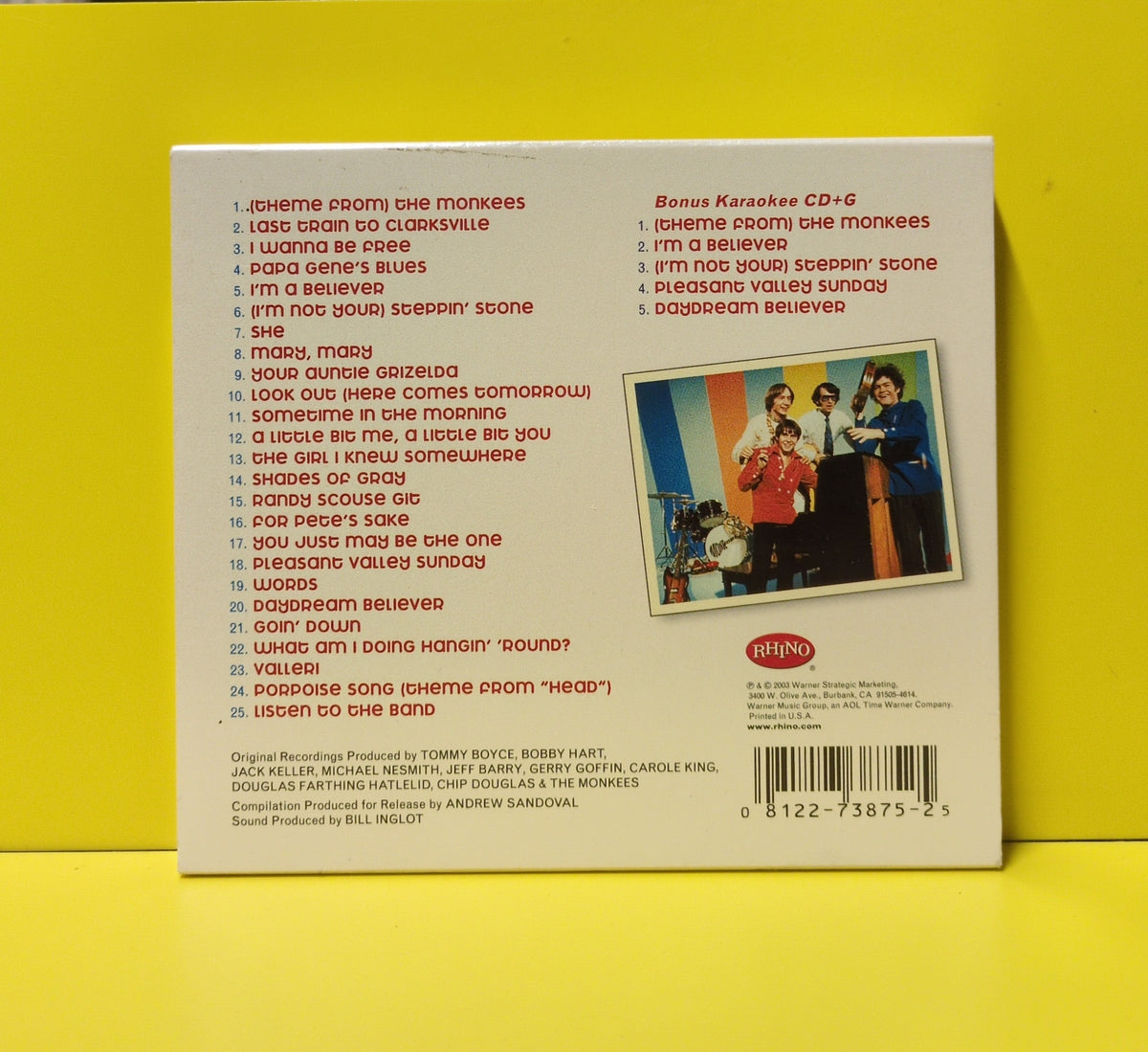 The Monkees - The Best Of The Monkees - 2003 - R2 73875 Used - EX - 2xCD
