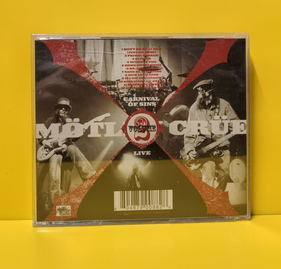 Mötley Crüe - Carnival Of Sins Live Vol. 2 - 2006 - New - New, NM - CDs