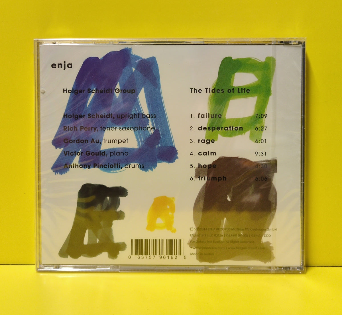 Holger Scheidt Group - The Tides Of Life  - 2014 - ENJ-9619-2 New - Sealed - CDs