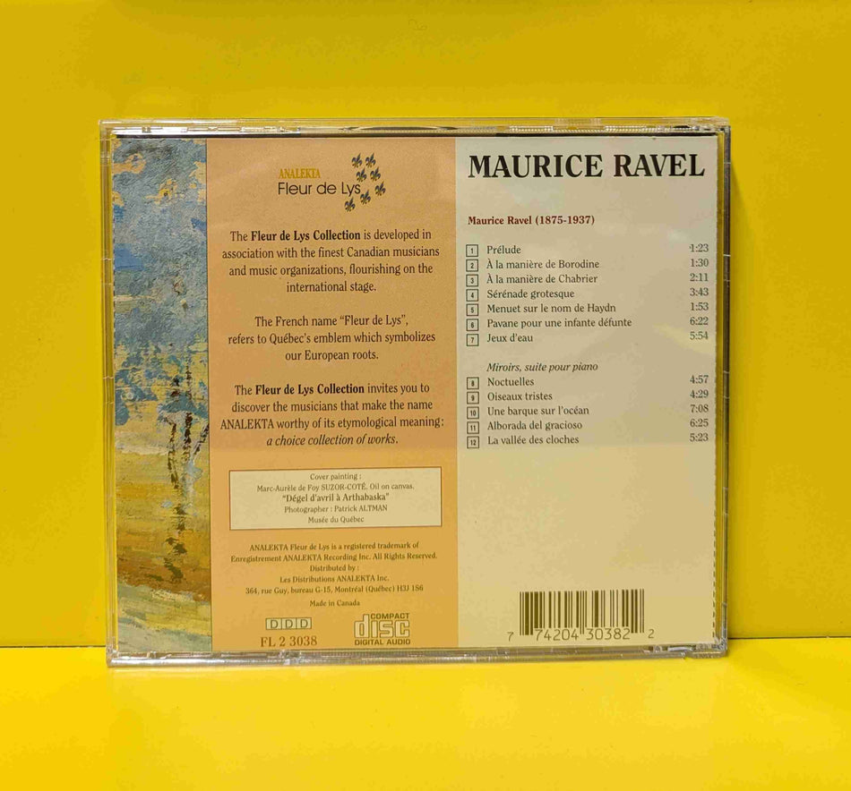 Ravel, Andre Laplante - Miroirs - 1995 - FL 2 3038 Used - VG++ - CDs