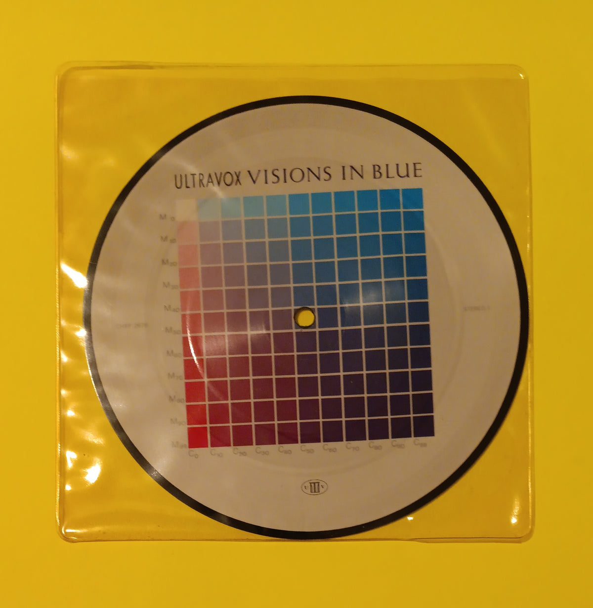 Ultravox - Visions in Blue (UK 7" Pic Disc) - 1983 - CHSP 2676 Used - VG+ - Vinyl