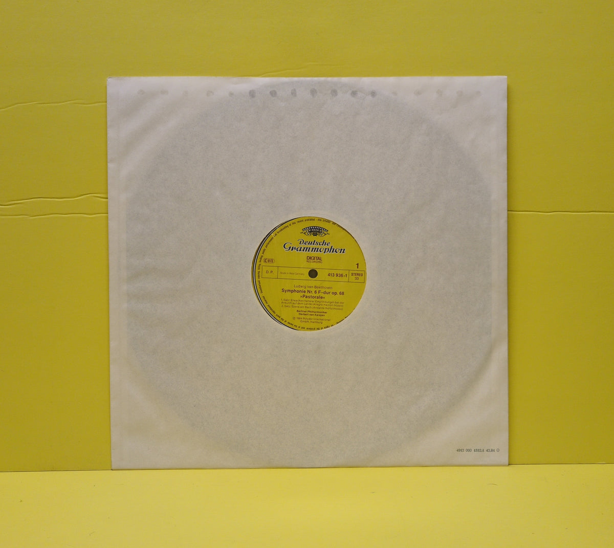 Beethoven / Karajan, Berliner Philharmoniker - Symphonie No.6 »Pastorale« - 1984 - 413 936-1 Used - NM - Vinyl