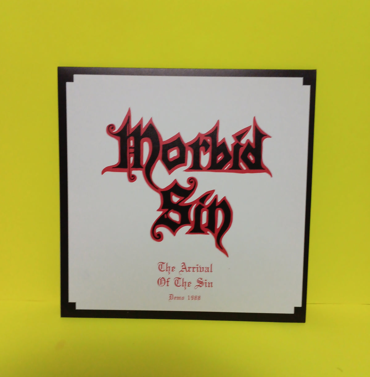 Morbid Sin - The Arrival of Sin Demo 1988 (Italy Unnumbered Promo) - 2024 - FR49 New - NM - Vinyl