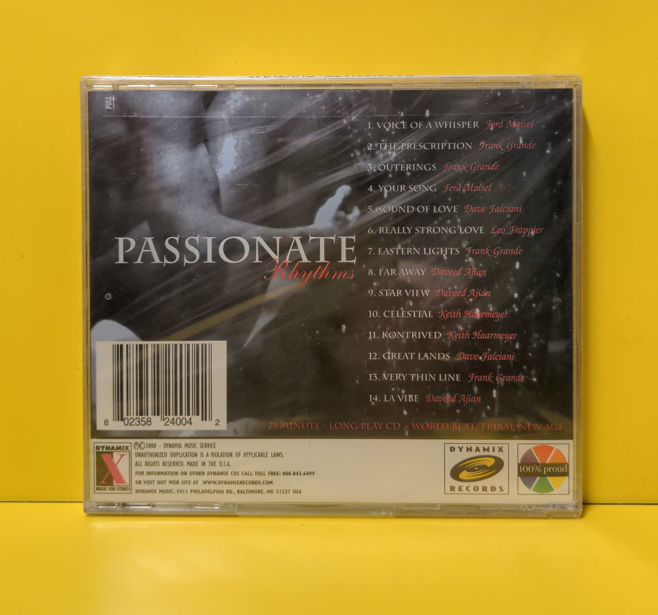 Various  - Passionate Rhythms - 2000 - CD#-PR1CD New - Sealed - CDs