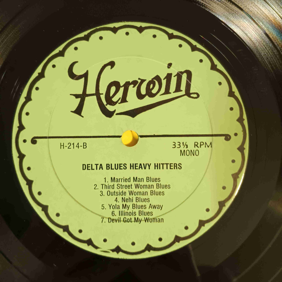 William Harris Blind Joe Reynolds Skip James - Delta Blues Heavy Hitters 1927-1931 - 1979 - H-214 Used - VG++ - Vinyl