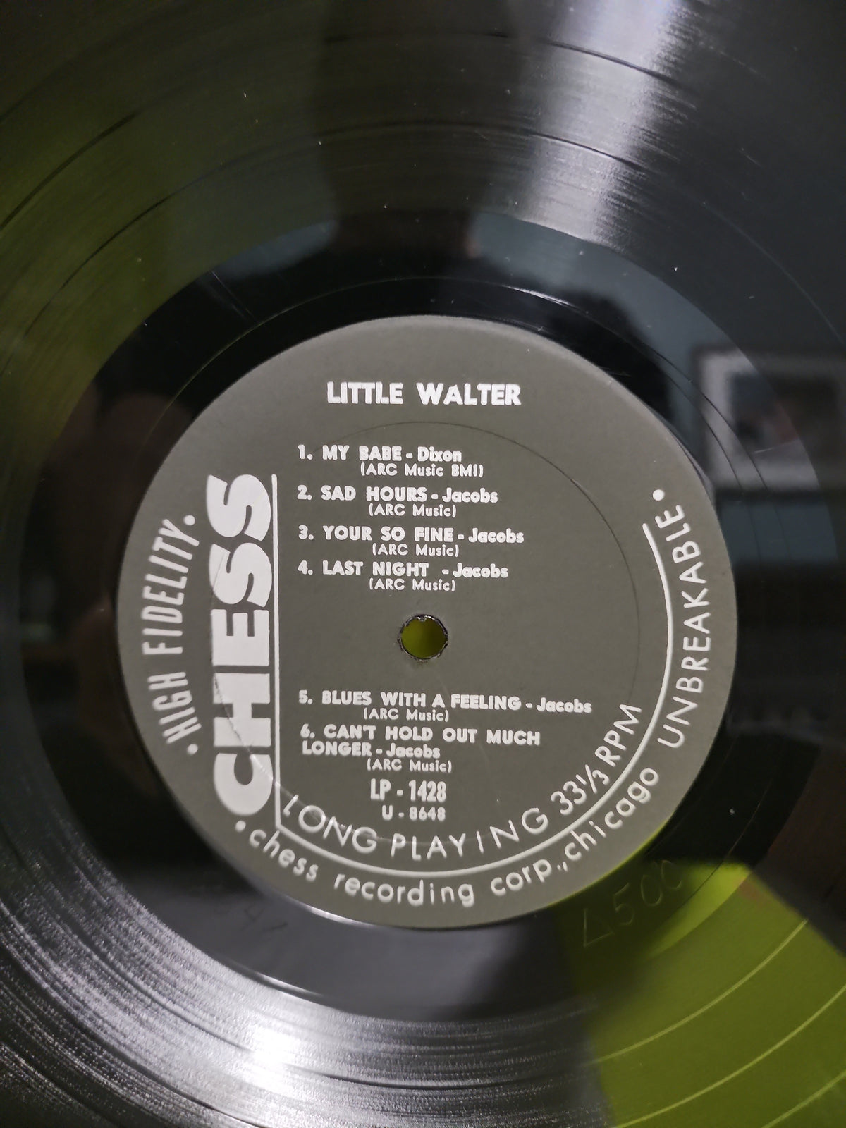 Little Walter - The Best Of Little Walter  - 1957 - LP 1428 Used - VG++ - Vinyl