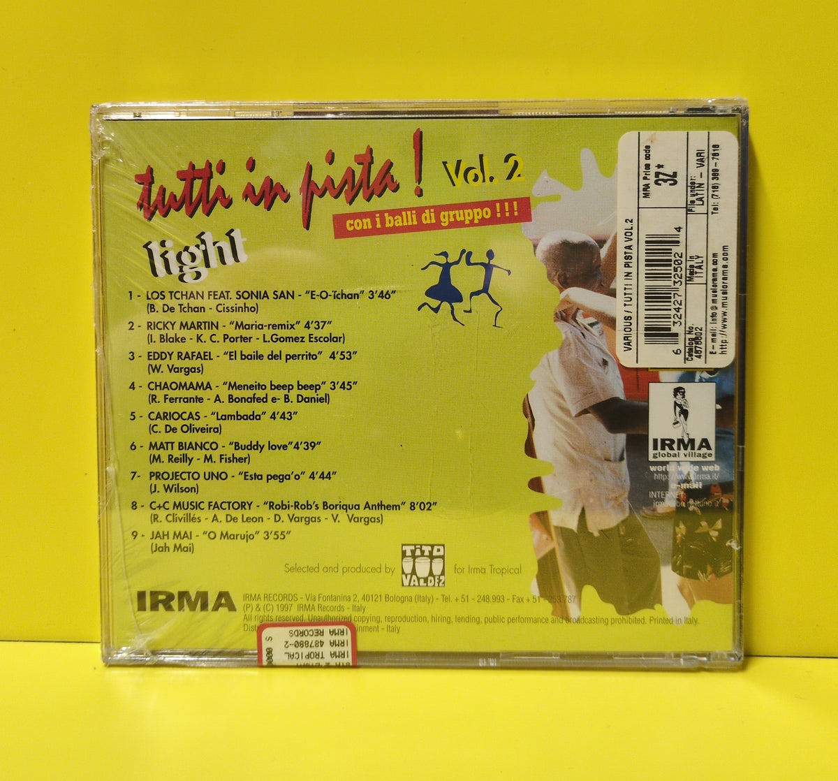 Various  - Tutti In Pista ! Con I Balli Di Gruppo ! ! ! Light Vol. 2 - 1997 - 487880-2 New - Sealed - CDs