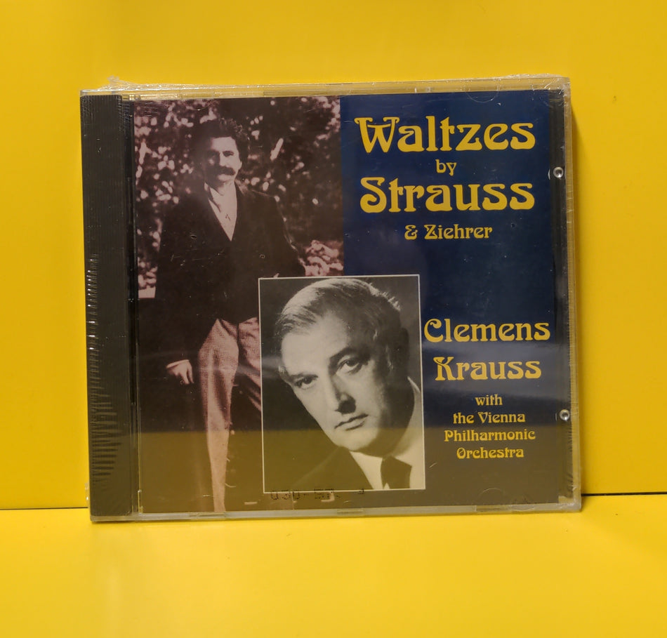 Clemens Krauss, Vienna Philharmonic Orchestra, Johann Strauss II, Josef Strauss, Michael Ziehrer - Clemens Krauss Conducts Waltzes By Strauss & Ziehrer - 1993 - WHL 001 New - Sealed - CDs