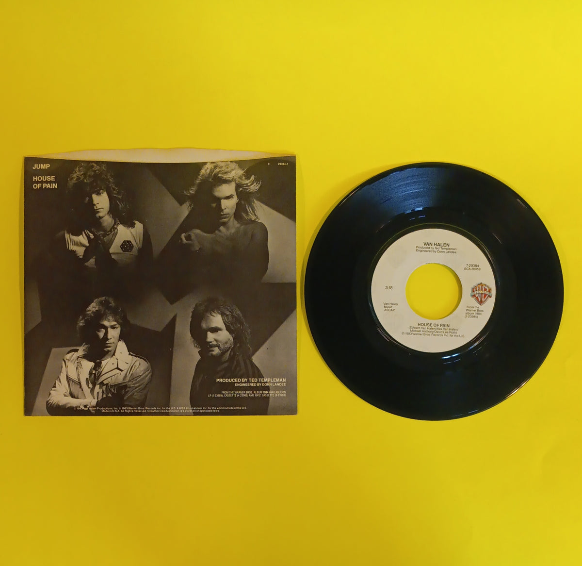 Van Halen - Panama / Drop Dead Legs 7" - 1984 - 7-29250 Used - EX - Vinyl