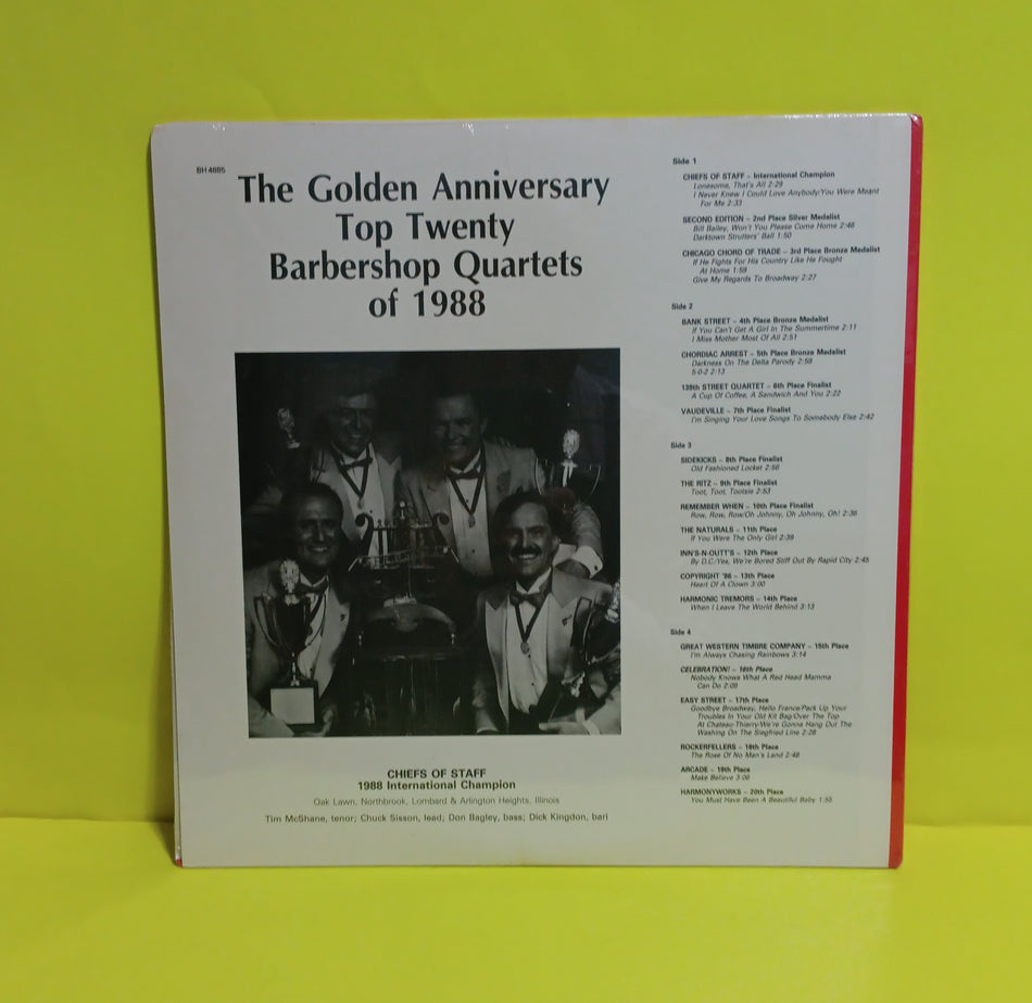 Various - The Golden Anniversary Top Twenty Quartets San Antonio 1988 - 1988 - BH 4885 New - Sealed - Vinyl