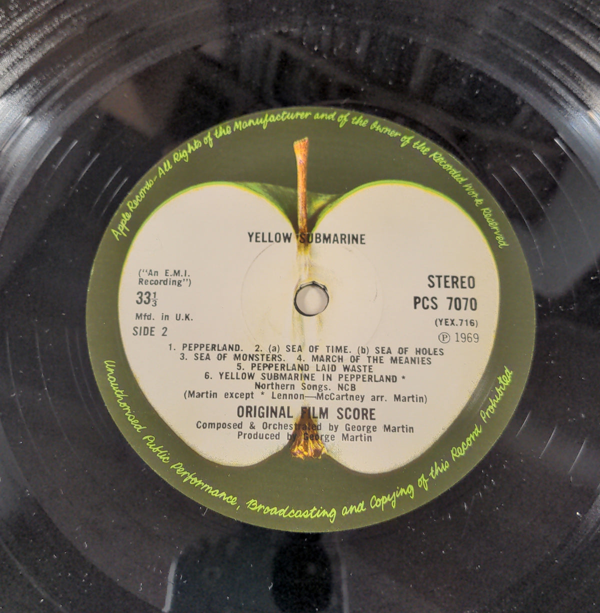 The Beatles  - Yellow Submarine  - 1973 - PCS 7070 Used - VG++ - Vinyl - UK - 3rd Press