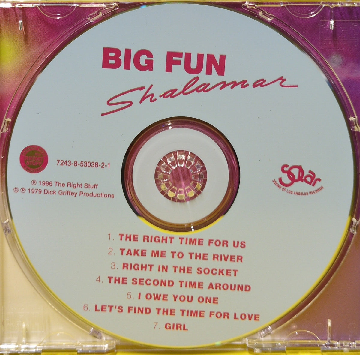 Shalamar - Big Fun - 1996 - 7243-8-53038-2-1 Used - EX - CDs