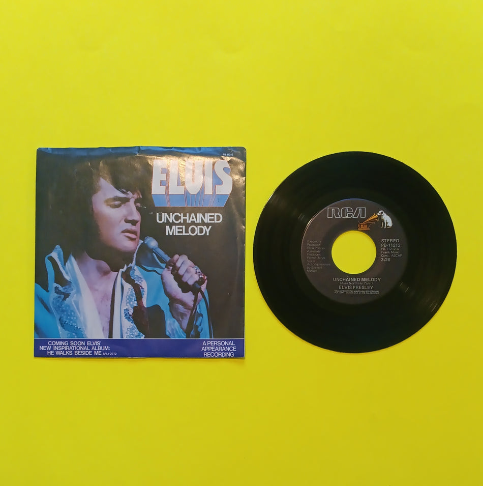 Elvis Presley - Unchained Melody 7" - 1978 - PB-11212 Used - EX - Vinyl