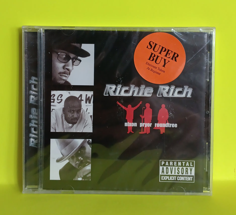 Richie Rich  - Nixon Pryor Roundtree - BLACK COVER 2002 - TSX 106 New - Sealed - CDs