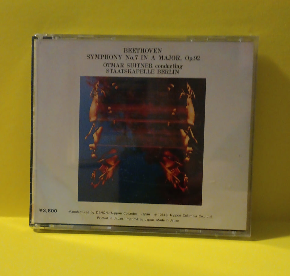 Beethoven- Otmar Suitner, Staatskapelle Berlin - Symphony No. 7 - 1985 - 38C37-7032 New - Sealed -Japan CDs