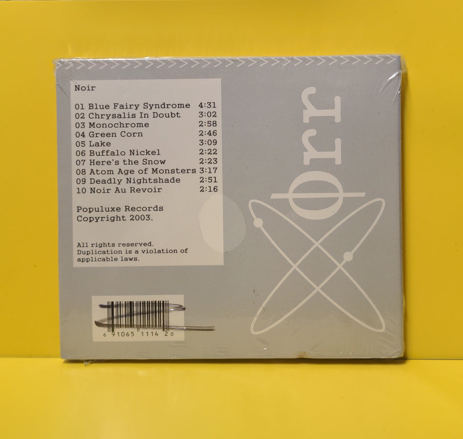 Atom Orr - Noir - 2003 - PLX1114 New - Sealed - CDs