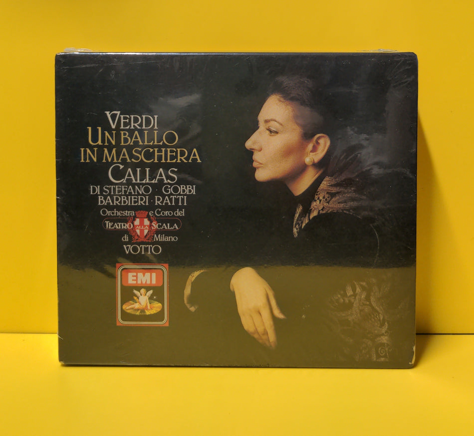 Verdi - Callas, Di Stefano, Gobbi, Barbieri, Ratti, Orchestra E Coro Del Teatro Alla Scala Di Milano, Votto - Un Ballo In Maschera - 1987 - CDS 7 47498 8 New - Sealed - 2xCD Box Set