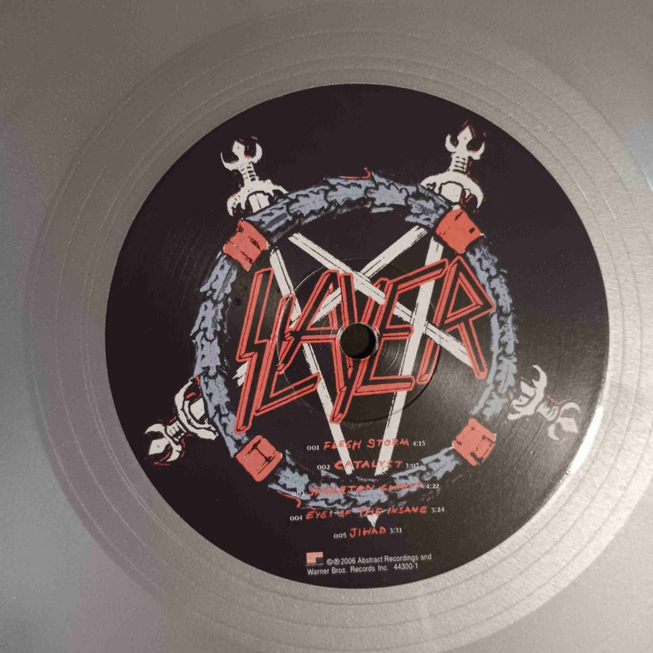 Slayer - Christ Illusion (Germany Silver Unofficial Release) - 2024 - 44300-1 Used - NM - Vinyl