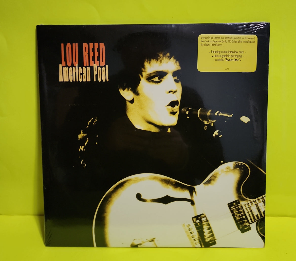 Lou Reed - American Poet - 2001 - GET 78 New - Sealed - Vinyl