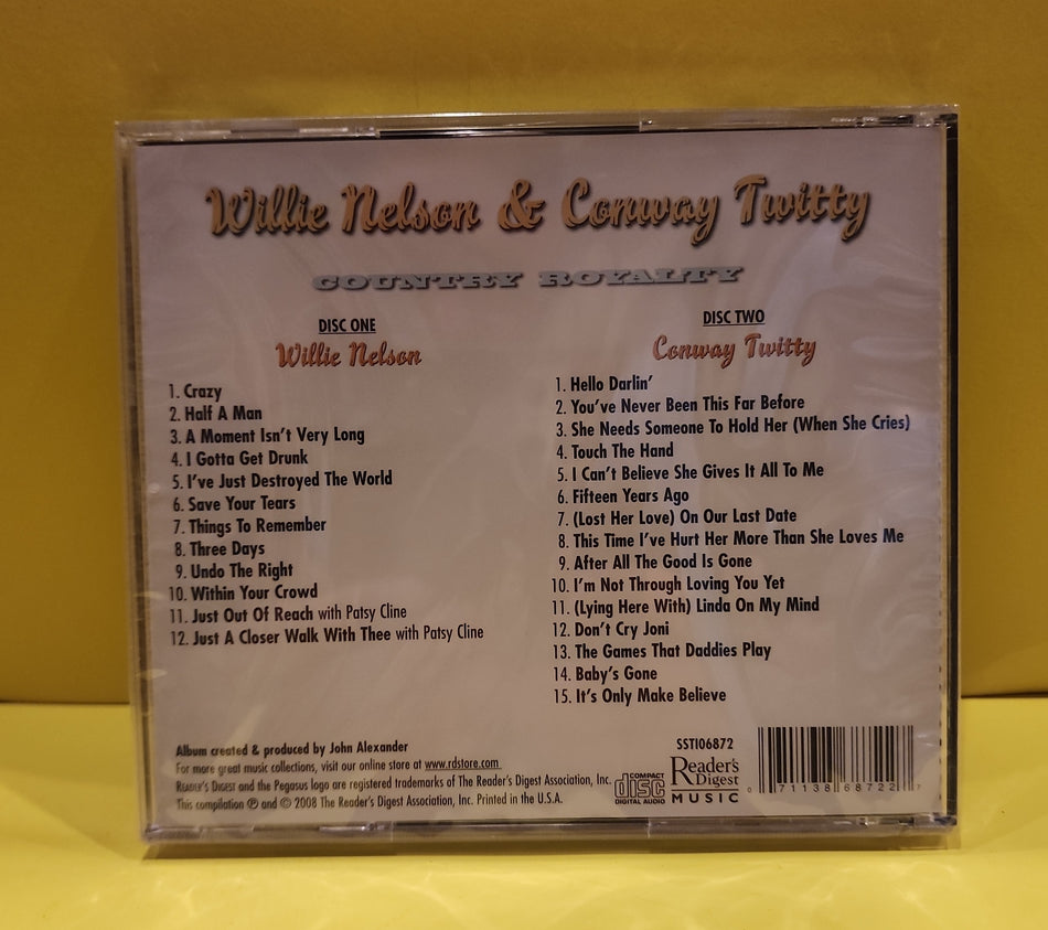 Willie Nelson & Conway Twitty - Country Royalty - 2008 - New - Sealed - CDs