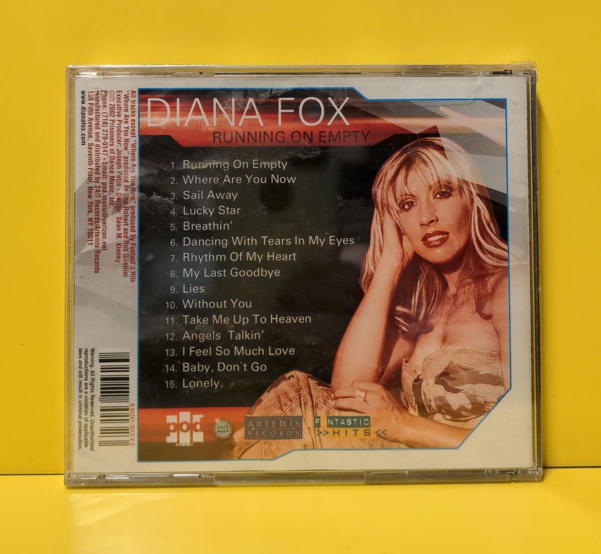 Diana Fox - Running On Empty - 2002 - 873013-2 New - Sealed - CDs